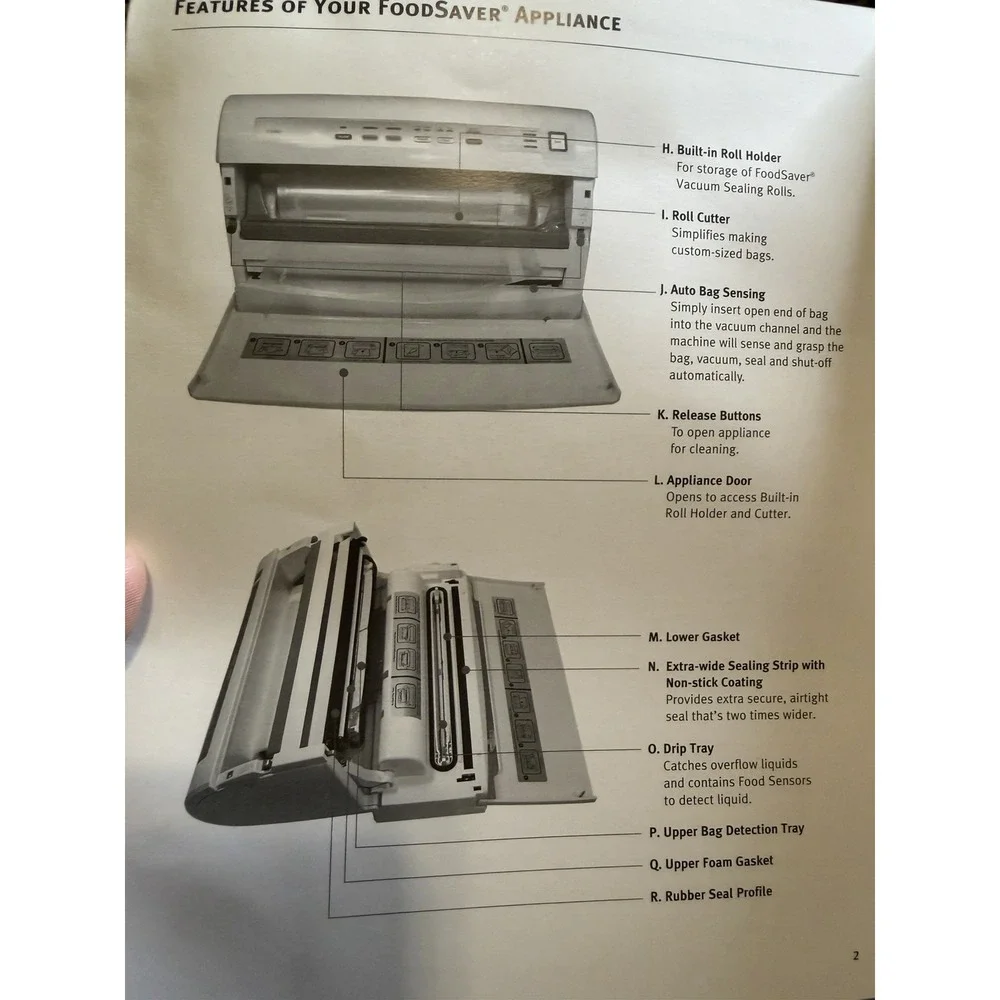 Foodsaver v3425 vacuum